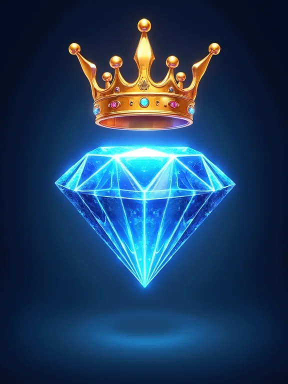 Diamond Crown pokie artwork